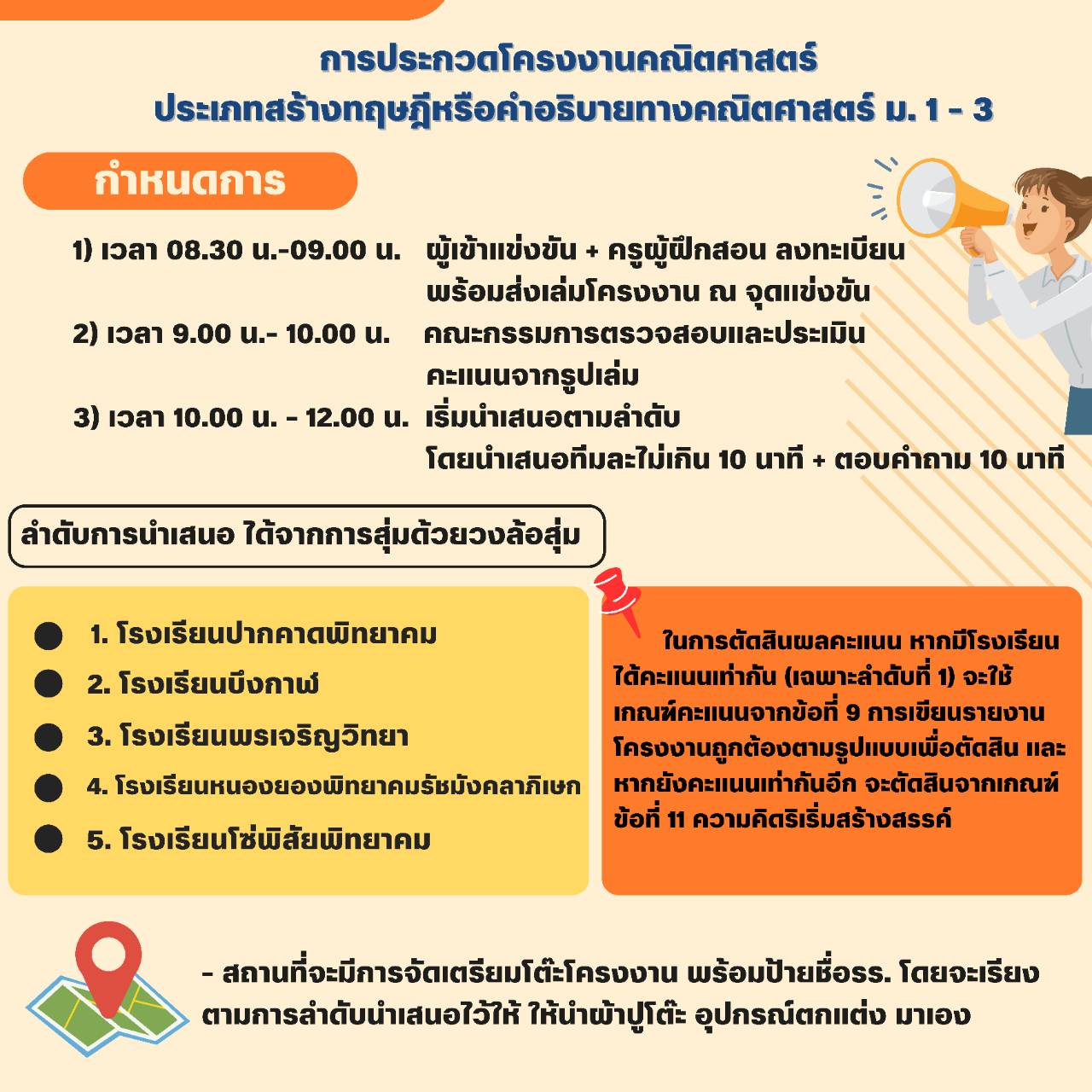 ประชาสัมพันธ์จากกลุ่มสาระการเรียนรู้คณิตศาสตร์